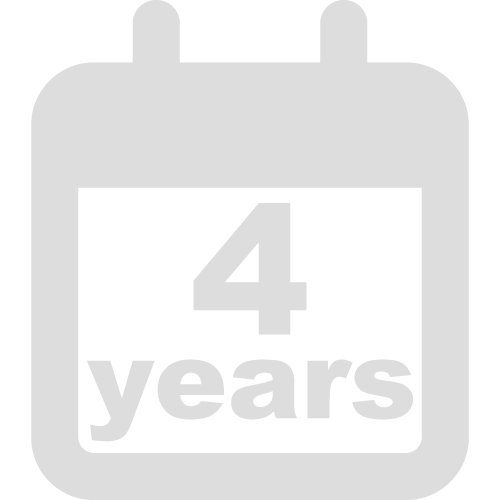 最長4年間の耐久性